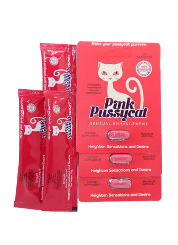 Sampler PINK PUSSYCAT 3 HONEY & 3 PILLS