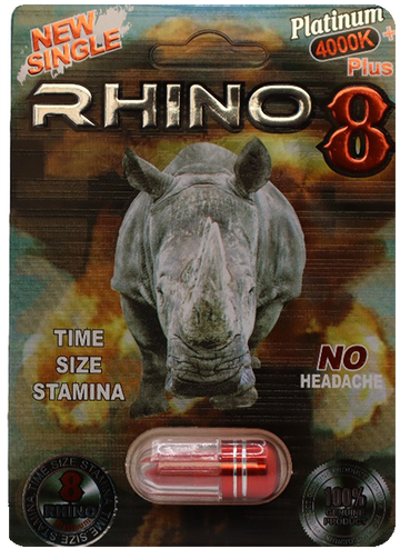 Rhino 8 Platinum 4000k+ plus