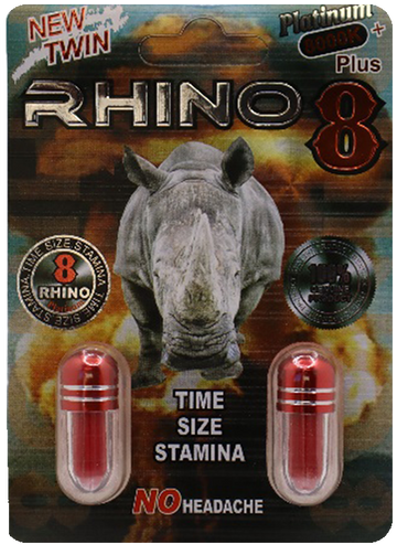 RHINO 8 Platinum 8000K+