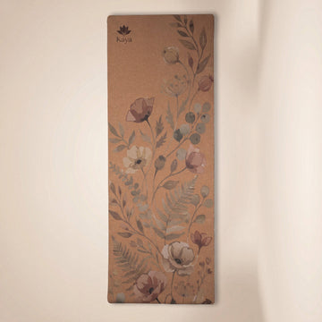 KayaBloom Lite - Foldable Travel Cork Yoga Mat: Earthbloom