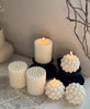 Bubbles Candle: Oakmoss Amber / Small Bubble Ball