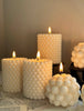 Bubbles Candle: Sea salt & Orchid / Small Bubble Ball