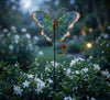 Enameled Metal Stake - Butterfly - Weatherproof: Multi-Colored