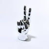 Silver Peace Sign Table Top - 8" tall