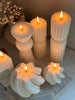 Twisted Ribbed Candle: Small