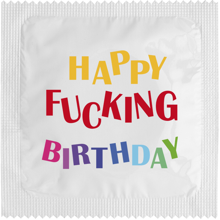 Happy Fucking Birthday - High-Quality Condoms