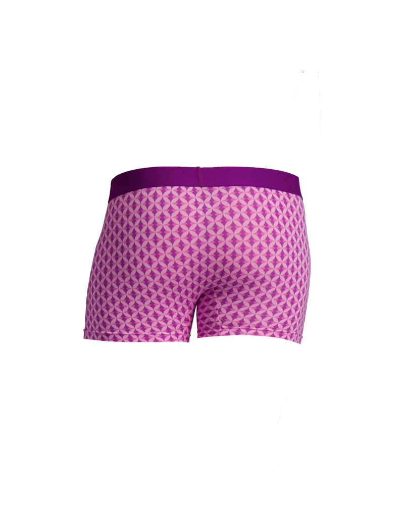Boxer Brief W/fly - Purple Interlock-P009: Purple Interlock-P009 / M