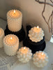 Bubbles Candle: Santal Coconut / Tall Bubble Cylinder