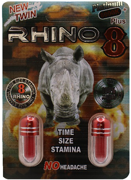 RHINO 8 Platinum 8000K+