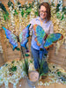 Enameled Metal Stake - Butterfly - Weatherproof: Multi-Colored