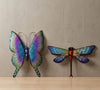 Colorful Metal Butterfly Wall Plaque Multi-Color