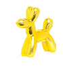 Bright Gold Mini Ceramic Dog Piggy Bank - 7.5" tall