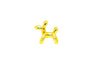 Bright Gold Mini Ceramic Dog Piggy Bank - 7.5" tall