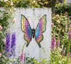 Colorful Metal Butterfly Wall Plaque Multi-Color