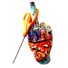 Middle Finger hand Art F-U Wall Mount - 9" tall