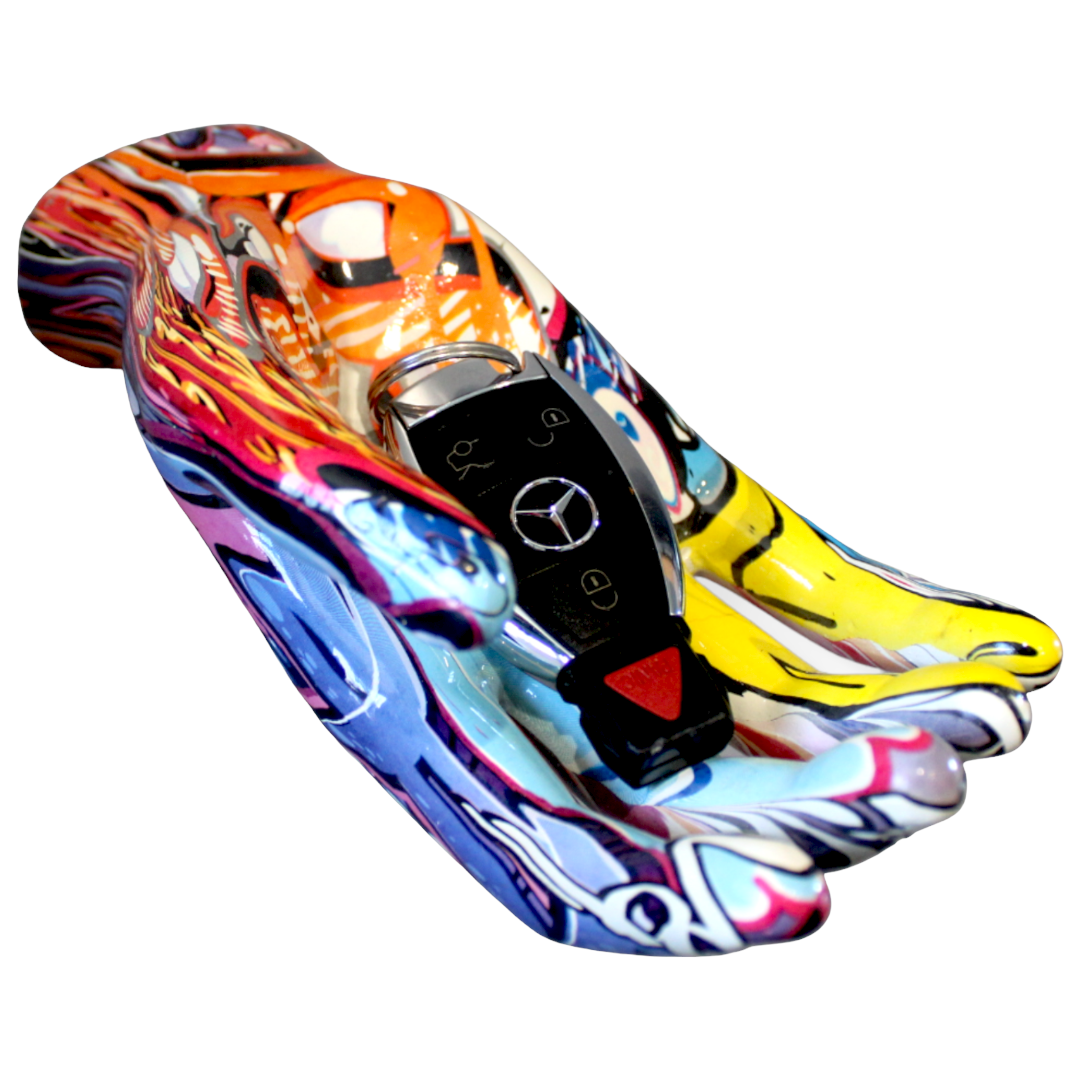 Street Art Hand Out Wall Mount - 8" long